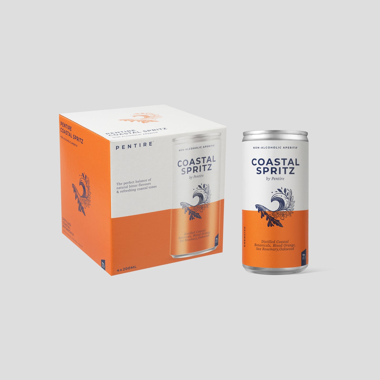 4 x Pentire Coastal Spritz Can 200ml